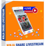 Phần mềm chia sẻ Livestream Lên Group, tăng mắt Livestream - Ninja Share Livestream