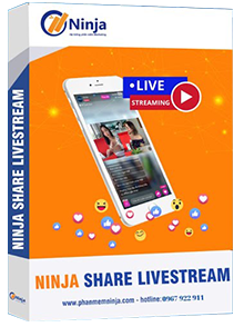 Phần mềm chia sẻ Livestream Lên Group, tăng mắt Livestream - Ninja Share Livestream