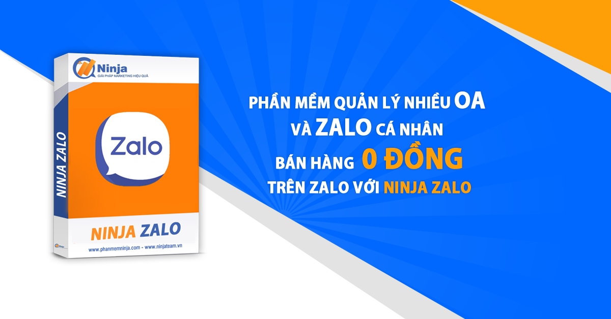 zaloadsfb 1 Hướng dẫn sử dụng phần mềm bán hàng zalo Ninja Zalo