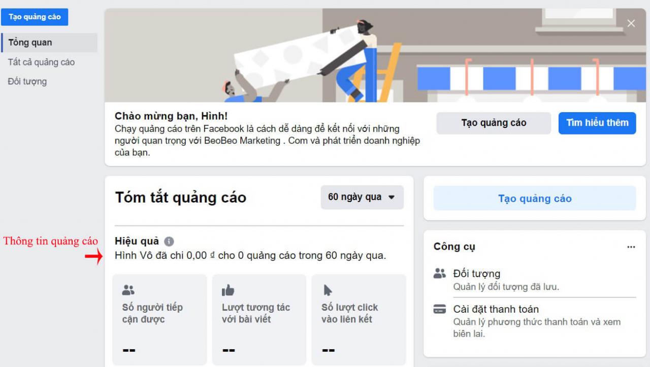 thong tin quang cao cua page Có nên mua fanpage để bán hàng không?