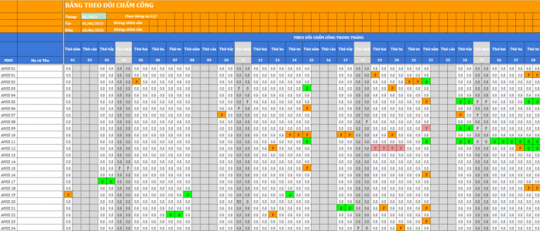 Anh chup man hinh 2023 06 28 114808 768x329 1 Mẫu bảng chấm công theo ca mới nhất cho nhà quản lý