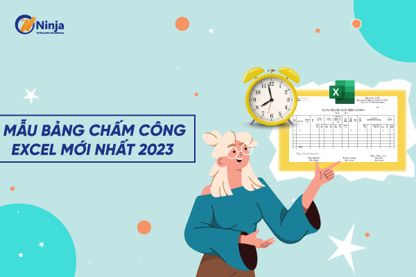 bang cham cong excel Mẫu bảng chấm công excel mới nhất 2023