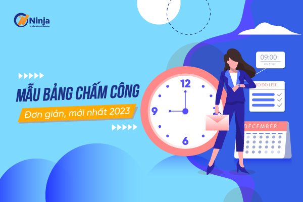 mau bang cham cong don gian Mẫu bảng chấm công đơn giản, mới nhất 2023