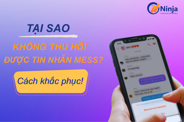 Tính năng mới liên quan đến thu hồi tin nhắn trên Messenger