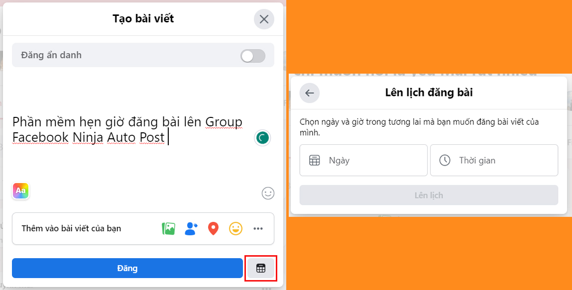 cach hen gio dang bai tren group facebook bang may tinh Cách hẹn giờ đăng bài trên group facebook cực đơn giản