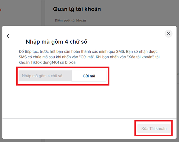 cach xoa tai khoan tiktok 11 Cách xóa tài khoản tiktok trên điện thoại, máy tính