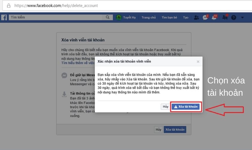 cach xoa tai khoan facebook ma khong can dang nhap 4 Cách xóa tài khoản facebook mà không cần đăng nhập