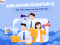 khó khăn của nghề nhân sự