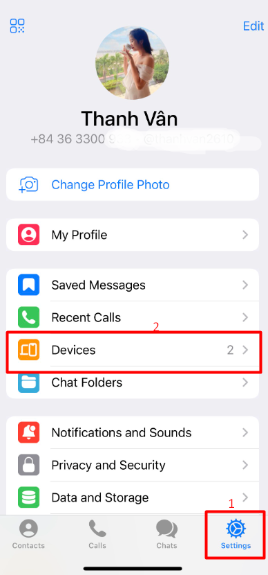 dang xuat tai khoan telegram tren thiet bi khac 1 Cách đăng xuất tài khoản Telegram trên thiết bị khác từ xa