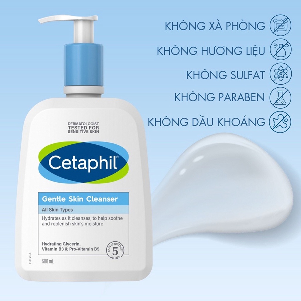 sua rua mat cetaphil diu nhe khong xa phong moi 2 TOP 5+ sữa rửa mặt trị mụn cho nam tốt nhất hiện nay