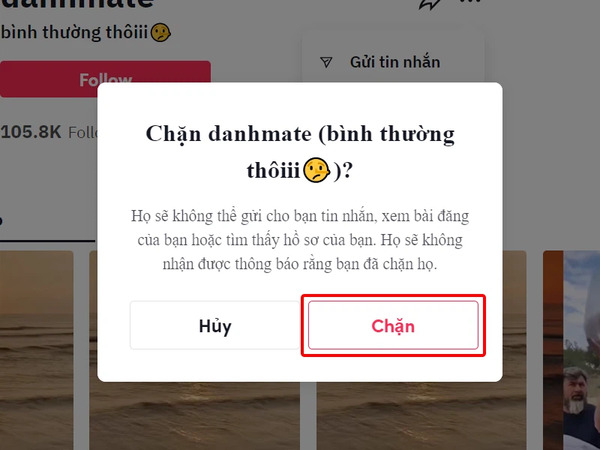 cach chan tai khoan tiktok 8 Cách chặn tài khoản tiktok cực đơn giản 