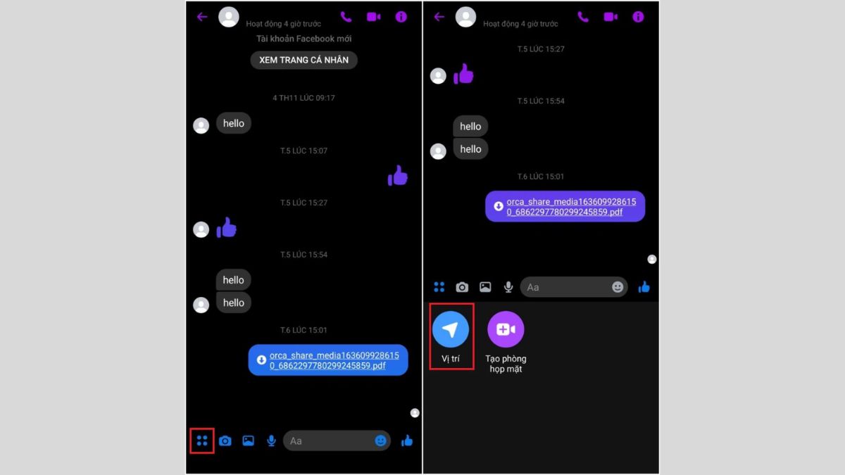 cach chia se vi tri qua messenger 5 Cách chia sẻ vị trí qua messenger Cực đơn giản