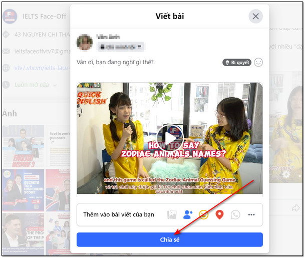 cach chia se video cua nguoi khac tren facebook 3 Cách chia sẻ video của người khác trên facebook Siêu dễ