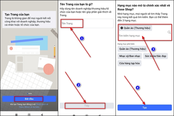 cach tao fanpage tren facebook bang dien thoai 3 Cách tạo fanpage trên facebook bằng điện thoại Siêu nhanh