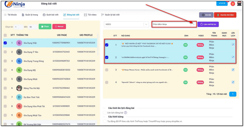 dang bai viet fanpage 3 Ninja Fanpage   Cách đăng bài lên fanpage tự động, số lượng lớn