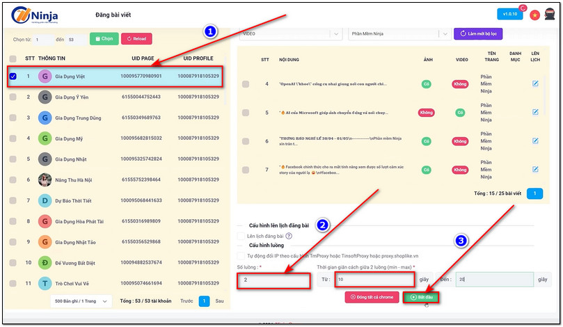 dang bai viet fanpage 4 Ninja Fanpage   Cách đăng bài lên fanpage tự động, số lượng lớn