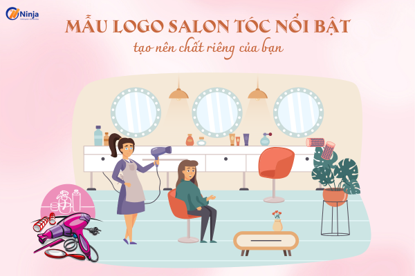 logo salon toc Mẫu logo salon tóc nổi bật tạo nên chất riêng của bạn