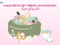 quy trình vận hành spa