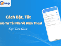 zalo tự tải file về điện thoại