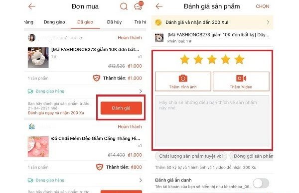 1703128177 danh gia san pham tren Shopee e1718615881164 101+ mẫu câu đánh giá sản phẩm shopee hay bạn nên biết