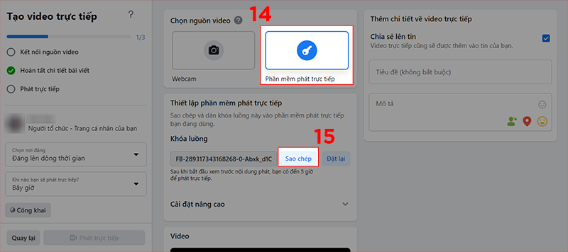 cach phat truc tiep tren facebook bang video co san 8 Cách phát trực tiếp trên facebook bằng video có sẵn   BÍ QUYẾT