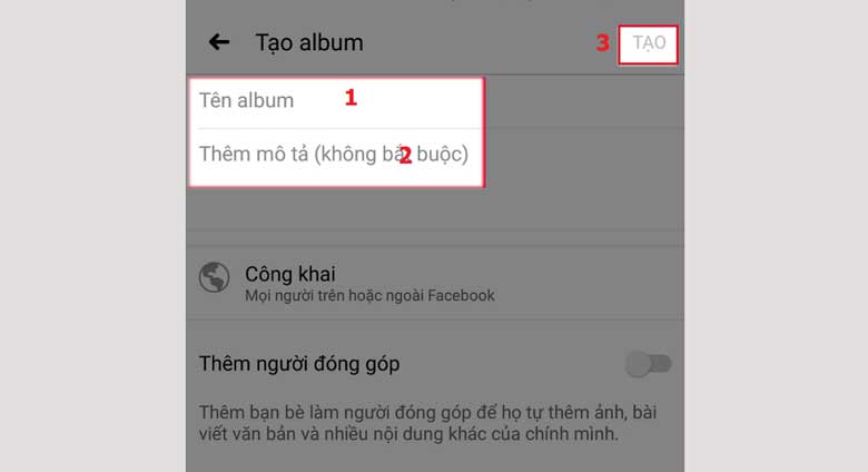 cach tao album anh tren facebook bang dien thoai 1 Cách tạo album ảnh trên facebook bằng điện thoại cực dễ