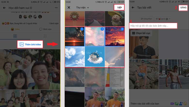 cach tao album anh tren facebook bang dien thoai 3 Cách tạo album ảnh trên facebook bằng điện thoại cực dễ