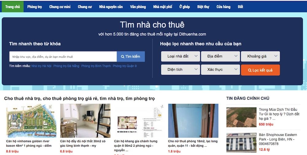 dithuenha com e1717398049917 Mẹo đăng tin cho thuê nhà hiệu quả, tiết kiệm chi phí