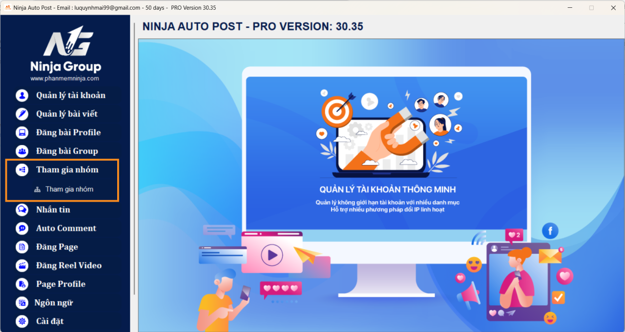 tham gia nhom facebook Ninja Auto Post Client   Tham gia nhóm Facebook tự động
