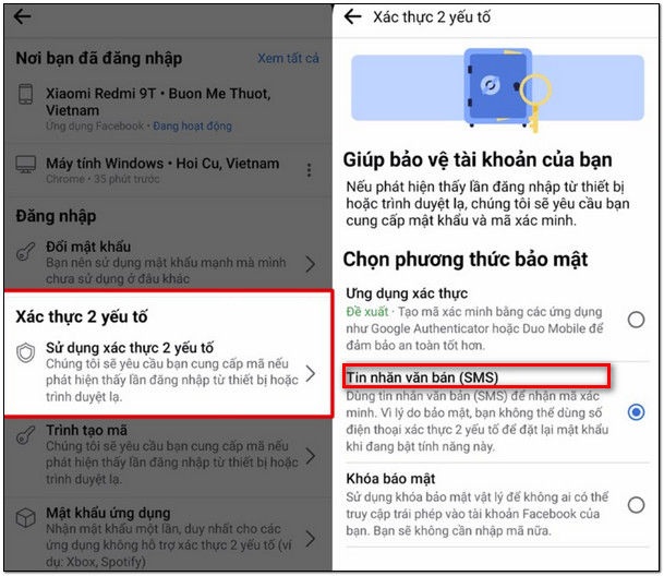 cach bat xac thuc 2 yeu to tren facebook 2 Cách bật xác thực 2 yếu tố facebook Siêu nhanh chóng