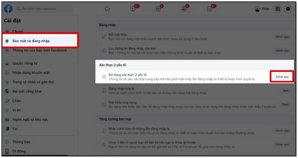 cach bat xac thuc 2 yeu to tren facebook 4 Cách bật xác thực 2 yếu tố facebook Siêu nhanh chóng