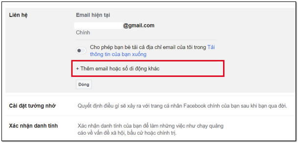 cach go email tren facebook 7 Hướng dẫn cách gỡ email trên facebook Cực đơn giản