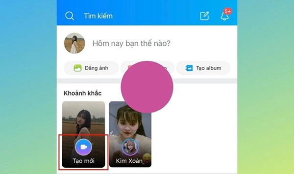 dang khoanh khac zalo 3 Cách đăng khoảnh khắc zalo cực đơn giản 