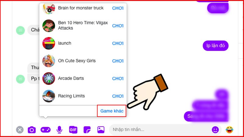 game tren messenger 2 Game trên messenger: Tính năng mới bạn nên biết