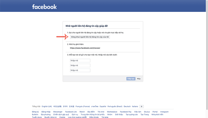 lay lai mat khau facebook khi mat so dien thoai va email tren dien thoai 8 Lấy lại mật khẩu facebook khi mất số điện thoại và email trên điện thoại