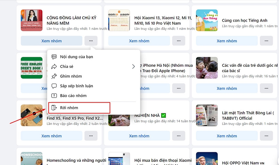 roi nhom tren facebook 03 Giải đáp: Rời khỏi nhóm trên facebook quản trị có biết không?