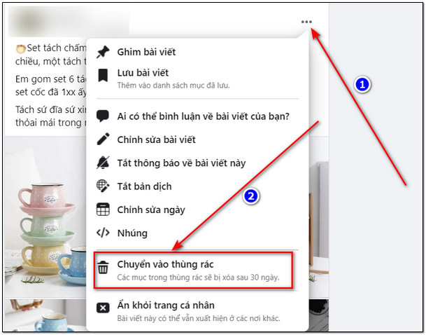 tim thung rac tren facebook 8 Bật mí cách tìm thùng rác trên facebook Siêu đơn giản