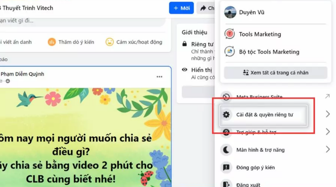 Screenshot 2024 08 22 103536 Bật mí cách tắt âm thanh like facebook tránh làm phiền người khác