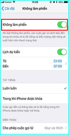 bat tinh nang khong lam phien 2 Cách không hiển tên người gửi tin nhắn trên messenger bảo mật an toàn