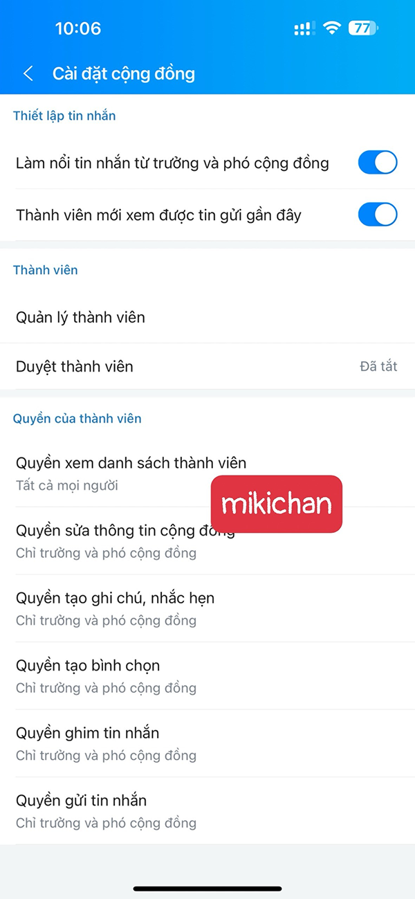 cach an thanh vien nhom zalo 2 Cách ẩn thành viên nhóm zalo trên điện thoại, máy tính