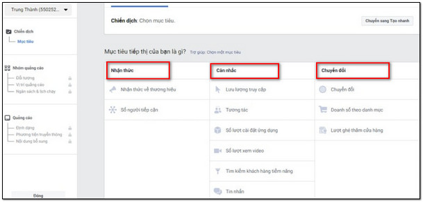 muc tieu quang cao facebook 2 Cách chọn mục tiêu quảng cáo facebook phù hợp, tăng hiệu suất