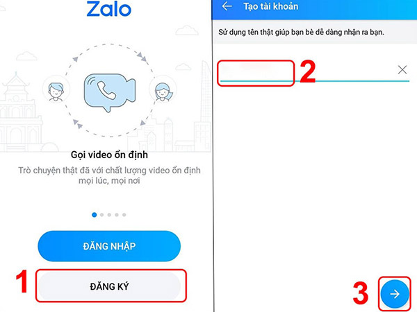 tao tai khoan zalo bang gmail 2 Cách tạo tài khoản zalo bằng gmail cực đơn giản