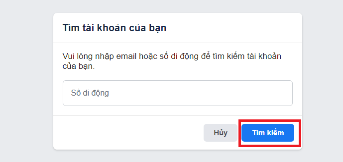 tim facebook thong qua so dien thoai 1 Cách tìm tài khoản facebook nhanh chóng, hiệu quả