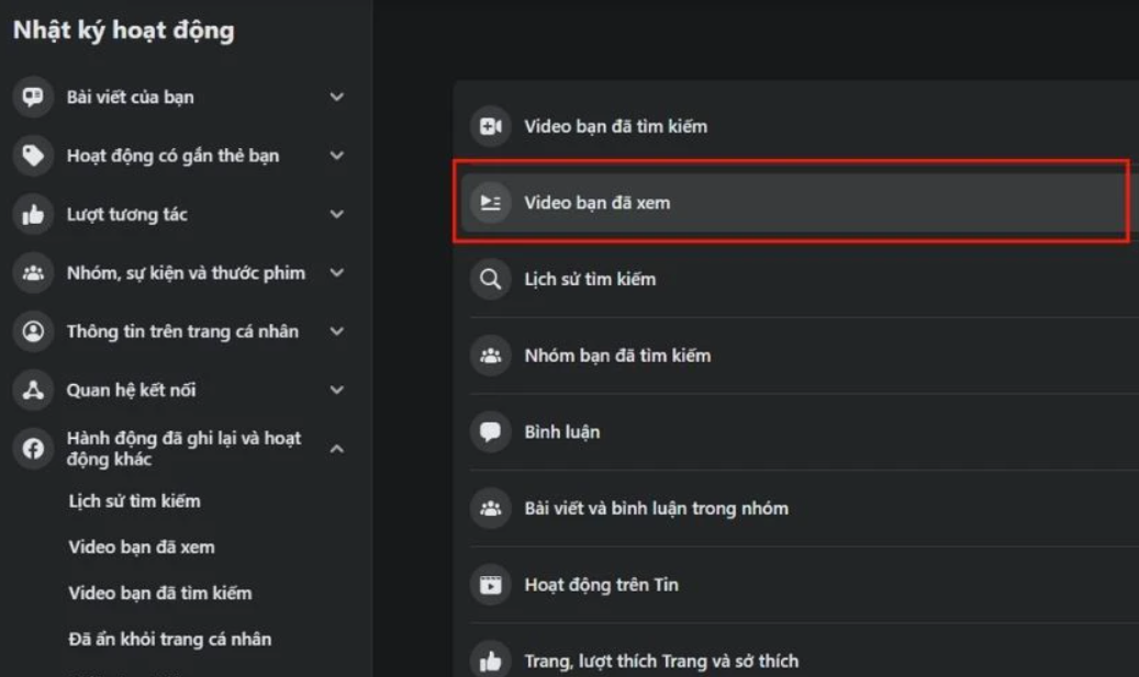 Screenshot 2024 09 10 171455 Cách xem lại video đã lưu trên facebook cực đơn giản