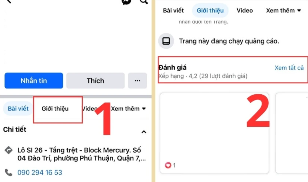 Screenshot 2024 09 24 105450 Cách đánh giá trên Facebook bằng điện thoại, máy tính