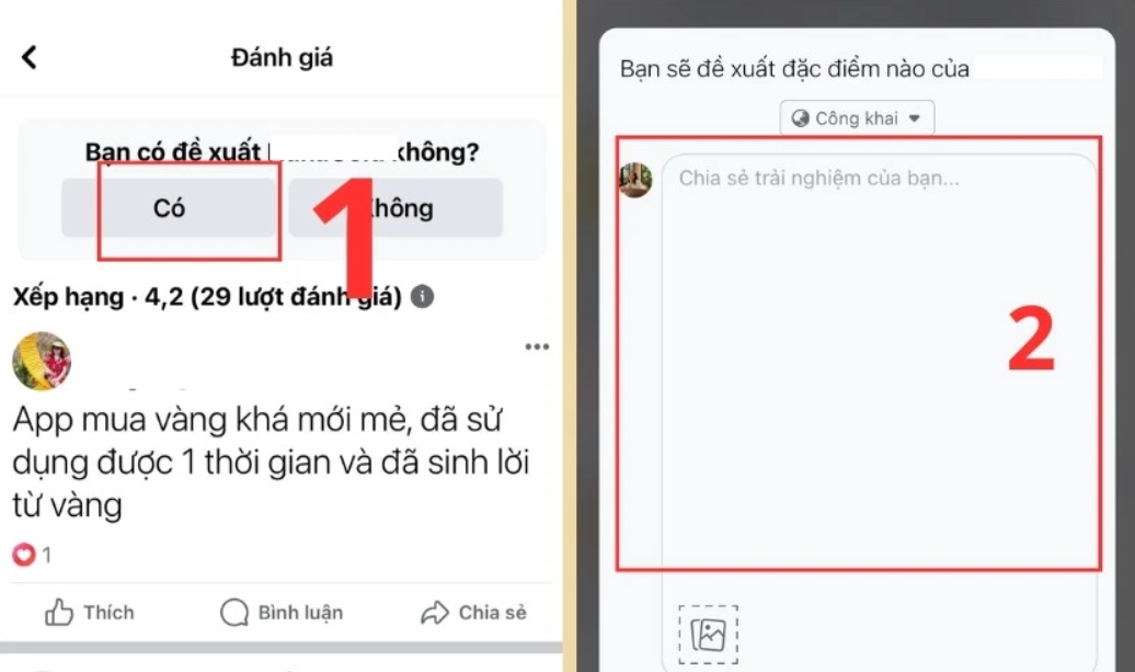 Screenshot 2024 09 24 105639 Cách đánh giá trên Facebook bằng điện thoại, máy tính