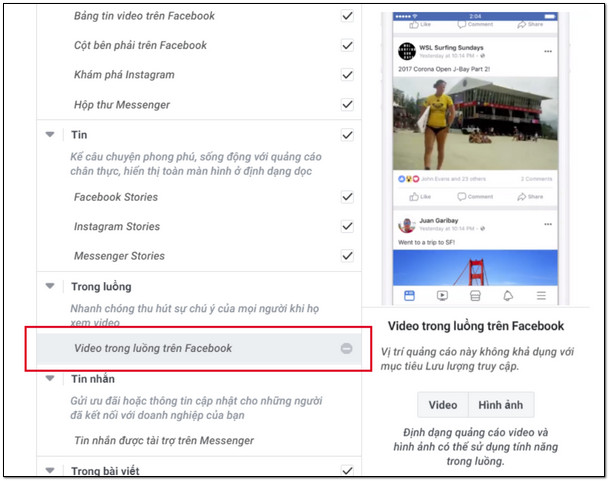 cach chon vi tri quang cao tren facebook 7 Cách chọn vị trí quảng cáo trên facebook hiệu quả cao