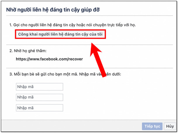 cach lay lai mat khau facebook nho ban be 6 Cách lấy lại mật khẩu facebook nhờ bạn bè trên máy tính