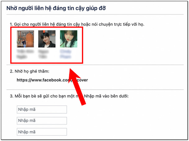 cach lay lai mat khau facebook nho ban be 7 Cách lấy lại mật khẩu facebook nhờ bạn bè trên máy tính