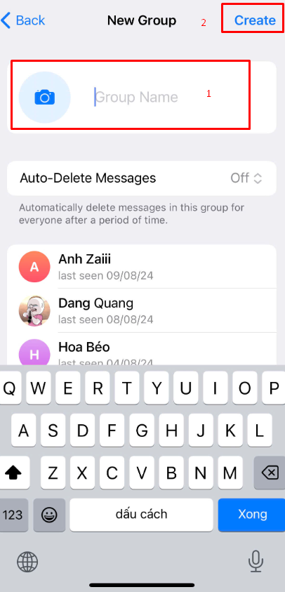 cach tao nhom telegram tren iphone 3 Cách tạo nhóm telegram trên Iphone CHI TIẾT